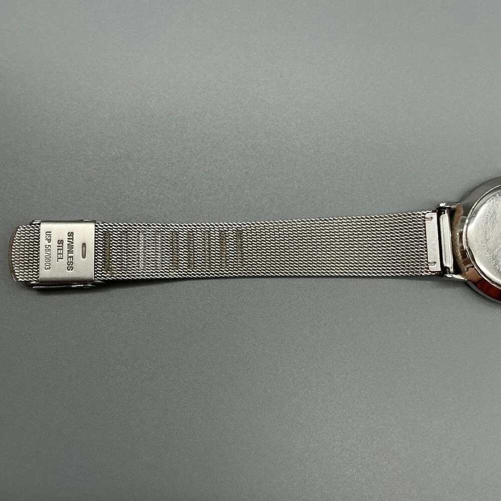 Women's Two-Tone Mesh Bracelet Watch - Silver and Gold